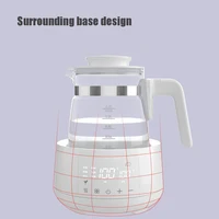 Bouilloire électrique de 1,2 l, régulateur de lait thermostatique pour bébé, bouilloire pour bébé, garde au chaud, Pot isolant intelligent 24 heures, chauffe-lait 4