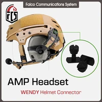 Tactical Wendy Helmet AMP Headset Mounting Bridge Connector Accessory for Wendy 2.0 and Wendy 3.0 Rail 1