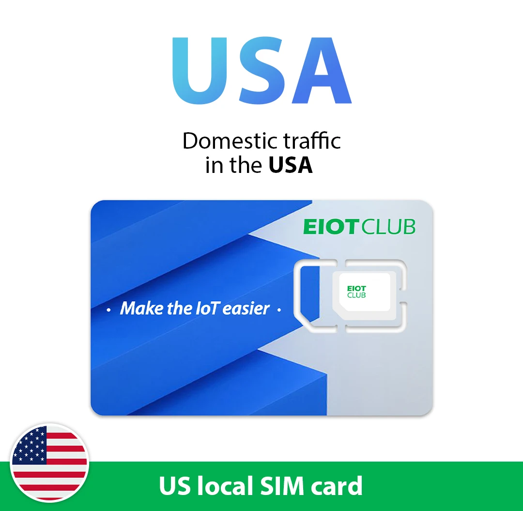 High Speed USA Prepaid SIM Card for IoT Devices