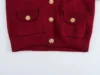 Lazy Retro Loose Single-breasted Knitted Cardigan For Women In Winter With A Sense Of Atmosphere And Temperament 5