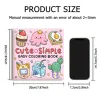 CUTE & SIMPLE bold-easy Coloring Book for Adults Cute Drawing Book Perfect Gift for Party and Birthday 3