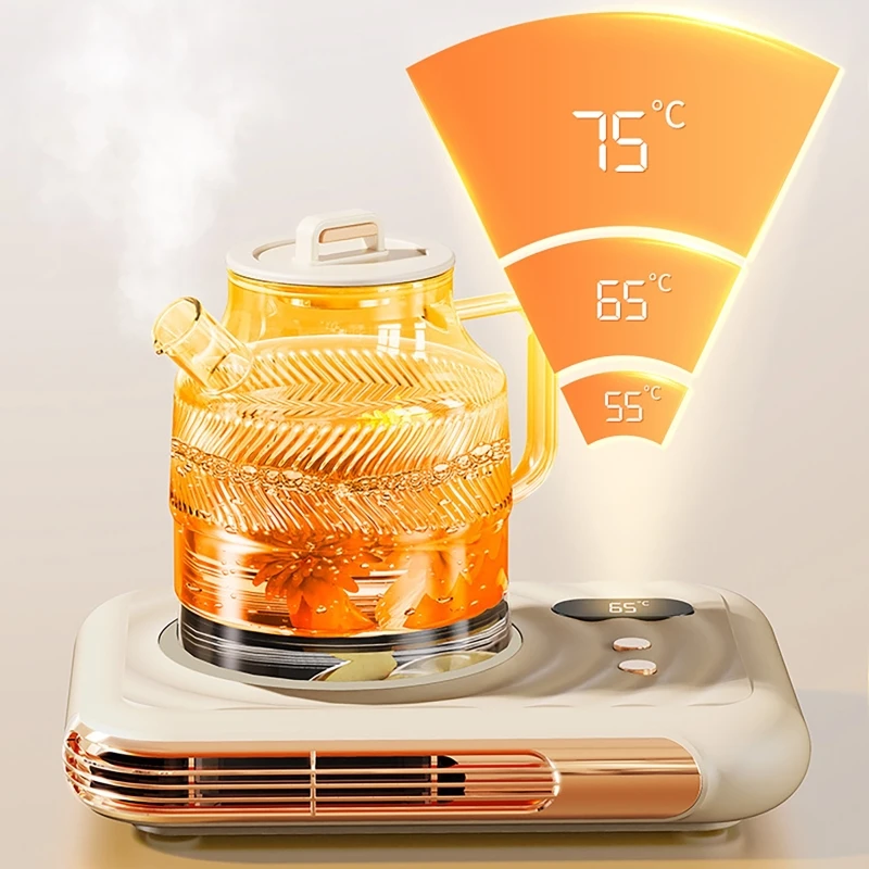 Electric Mug Warmer with Temperature Display - Rapid Heating