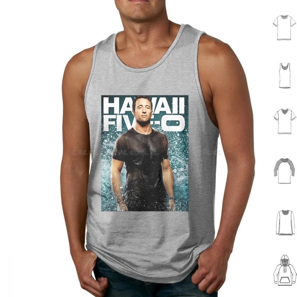 

Натуральный исключительный аккуратный аттракцион Mcgarrett-большой подарок Kahuna для майки принт хлопок натуральный