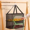 Food Drying Net Anti-mosquito Folding Dry Rack for Herbs Hanging Basket Dryer Bag Mesh Herb Drying Net for Flowers Buds Plants 2