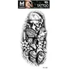 Size:208x95mm New Waterproof Animal, Terrifying Temporary Tattoo Tiger Head Totem Tattoo Sticker 6