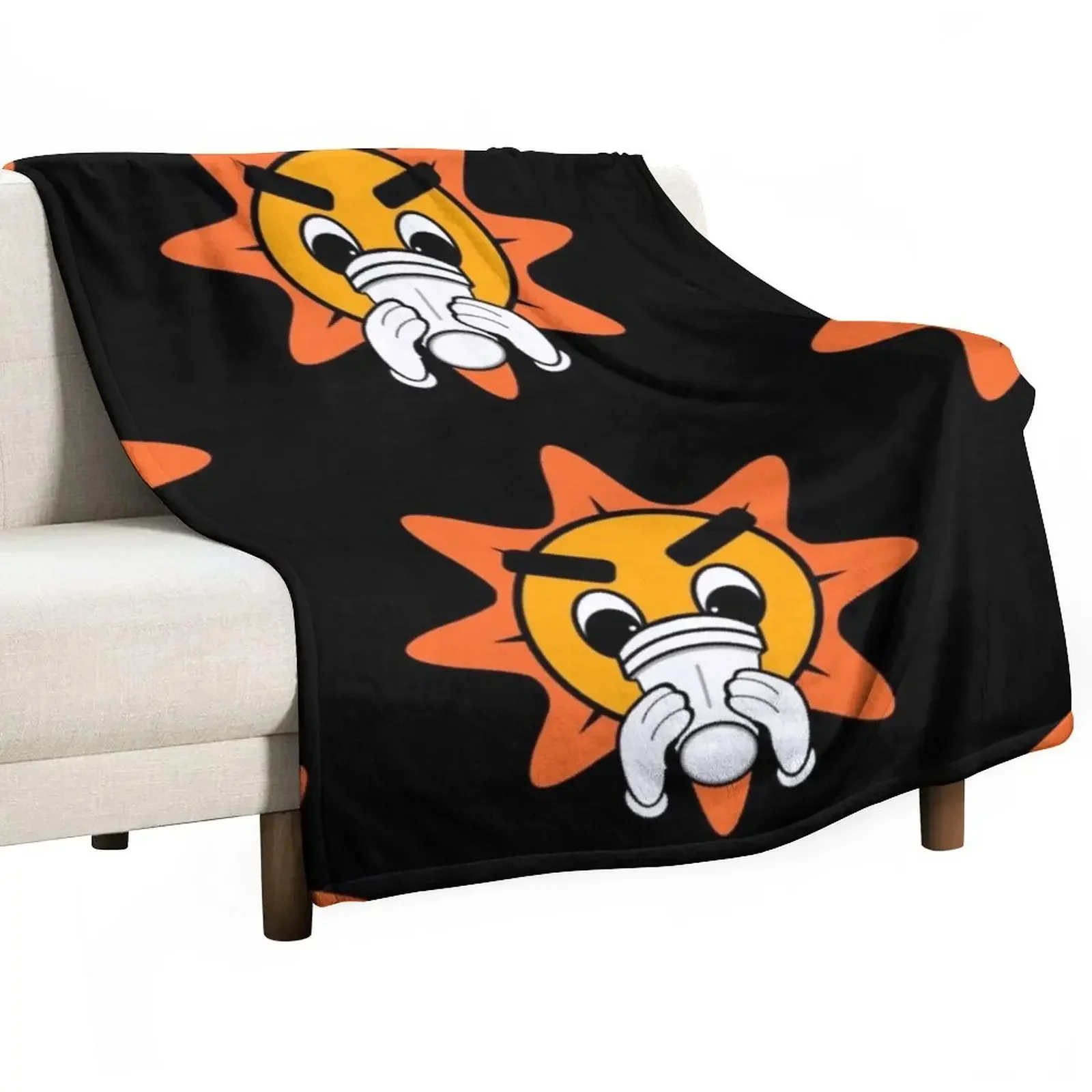 

Chief Keef Sosa Glo Gang Emblem Throw Blanket Retros Quilt Stuffeds Blankets