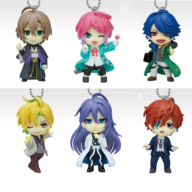 

TAKARA TOMY Hypnosis Microphone Figures Keychain Gashapon Anime Mic Division Rap Battle DRB Model Children Toys Action Figure
