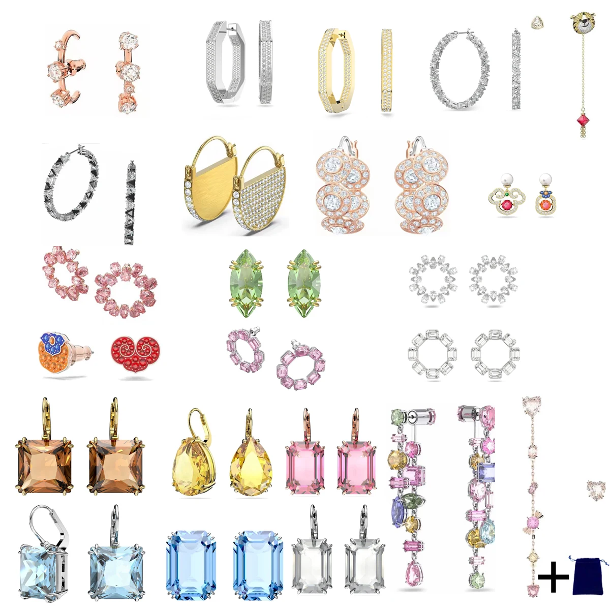 

2024 элегантный бутик, роскошные модные роскошные женские высококачественные модные изысканные серьги в стиле инстаграма