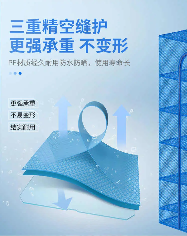 Description Picture 5 of itemNew Folding Drying Net Anti-fly Cage Fishing Net Drying Fish Drying Cage Drying Net Drying Vegetable Net Rack Dry Goods