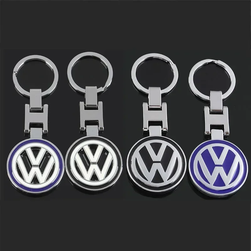 سيارة شعار المفاتيح المعدنية كيرينغ لفولكس واجن شيروكو شاران جولف باسات تيجوان بولو فينتو لافيدا MK6 MK7 مفتاح حامل قلادة