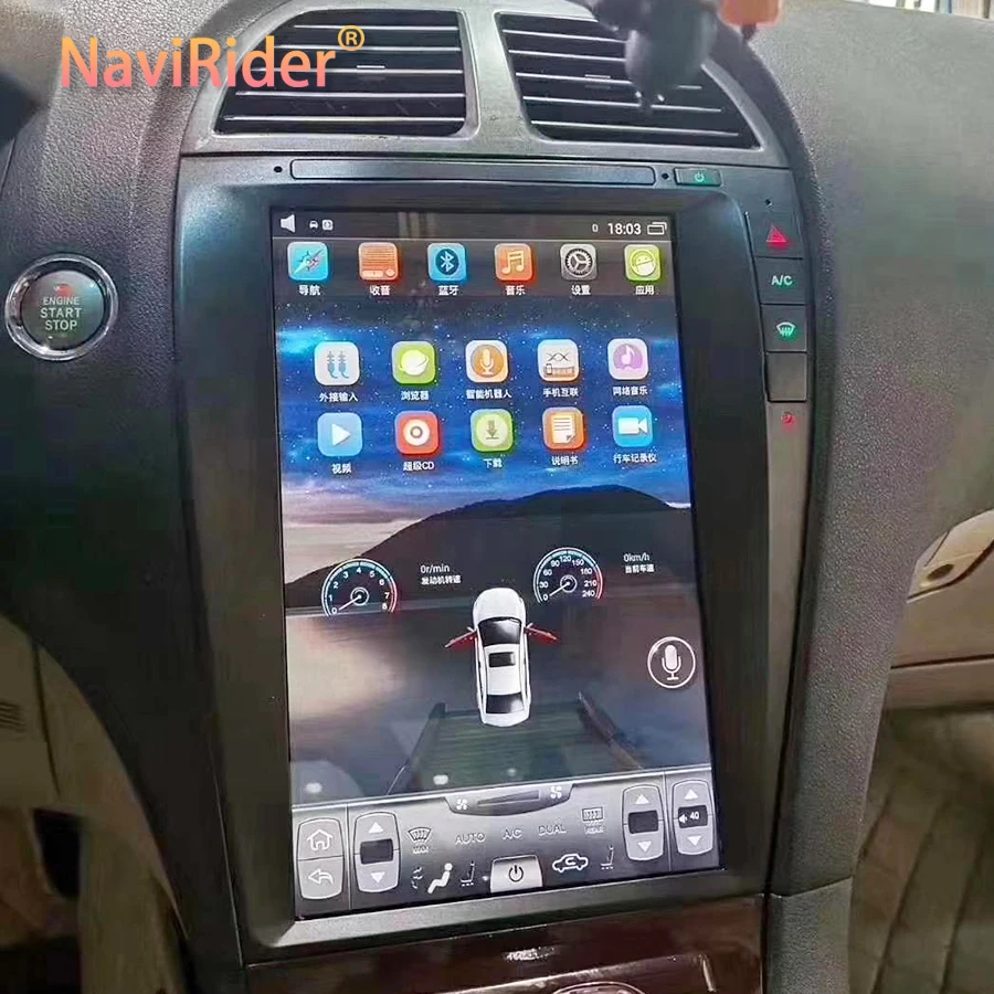 

Автомобильный радиоприемник Tesla Style Android 13 8 + 128G, стерео видеоплеер для Lexus ES ES240 ES300 ES330 ES350 2006-2012 GPS, беспроводной CarPlay