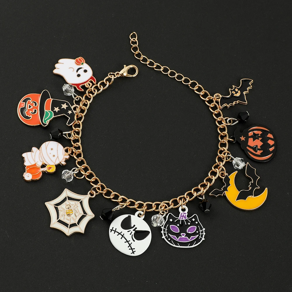 The Nightmare Before Christmas Armbänder für Frauen, Jack Skellington Sally, Oogie Boogie, Schmuckanhänger, Trend, Accessoires – Detail 4