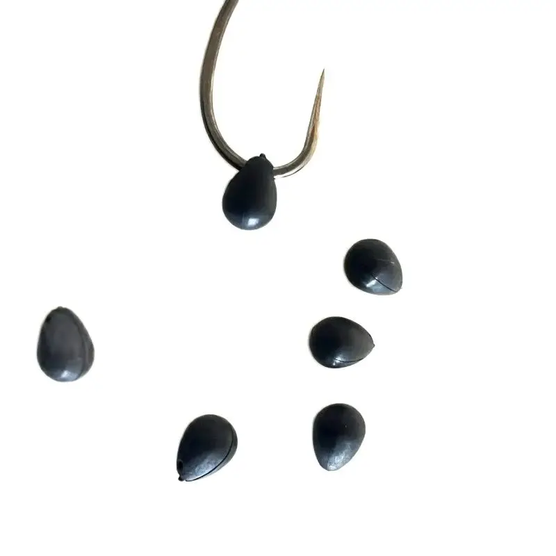 Perles plombées tungstène Downforce 0.42g pour la pêche de la carpe et montage de l'hameçon