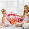Play House Toy Shopping Trolley Kids for Grocery Cart Plastic Child Supermarket Small Puzzle 5