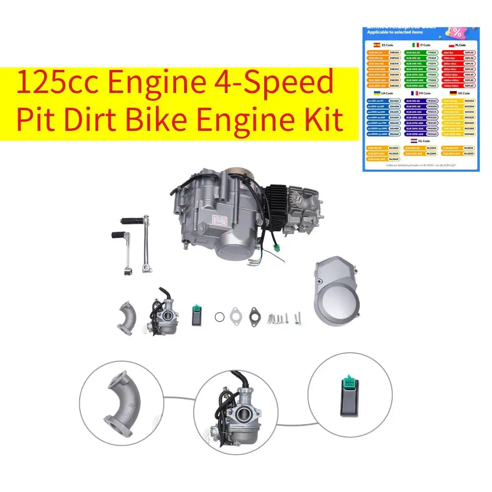 125cc Powerful Engine Kit for Dirt Bikes and ATVs