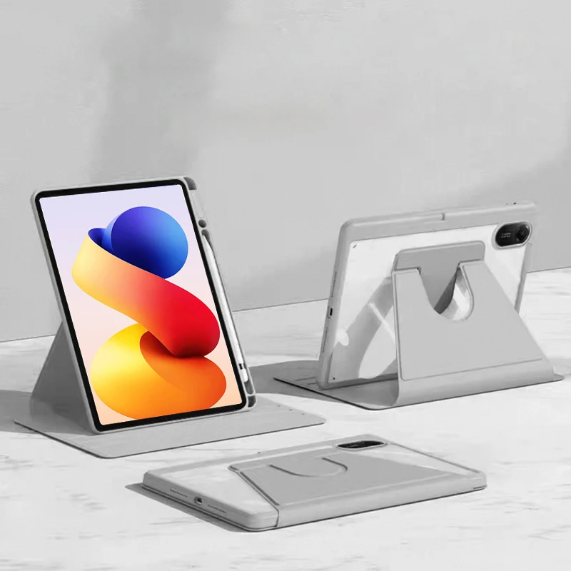 Enhanced Product Title:  
Premium 360° Rotating Acrylic Tablet Case with Pen Holder and Stand