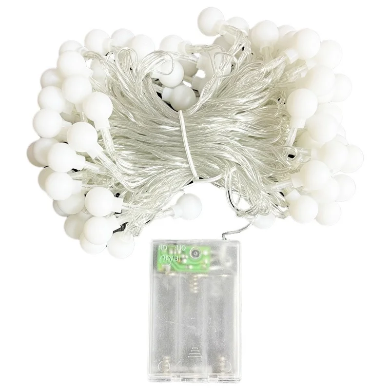 LED String Lights 12M USB/Battery LED Ball Garland Lights Waterproof Outdoor Lamp Christmas Holiday Wedding Party Fairy String Lights Decoration