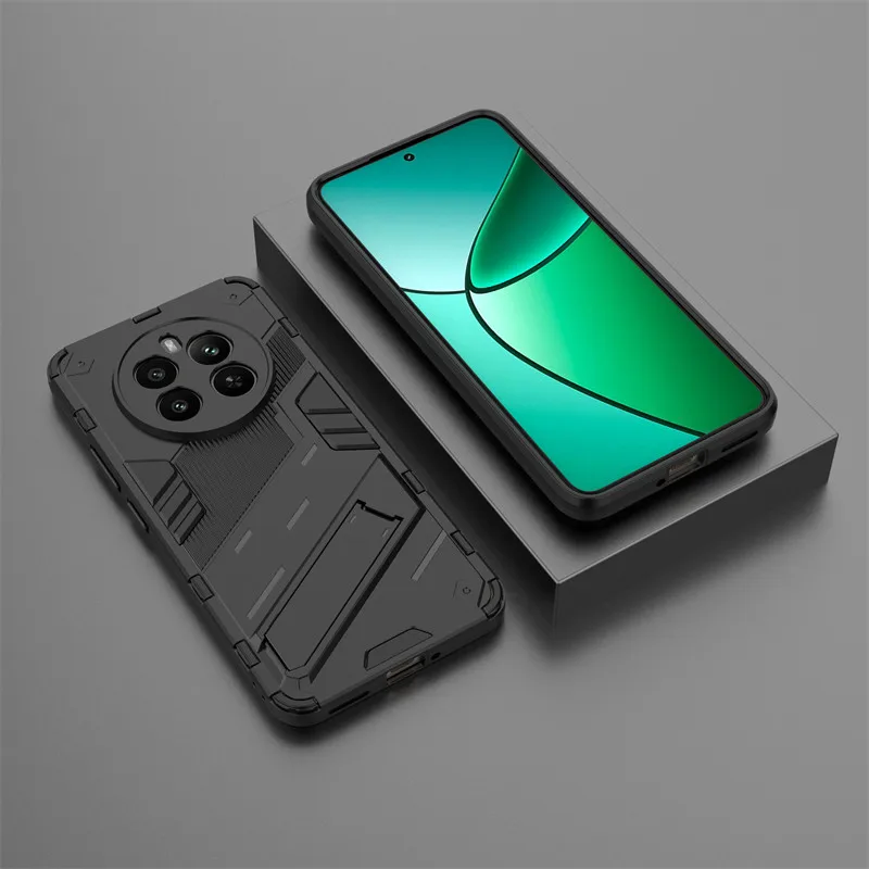 Shockproof TPU Armor Silicone Stand Holder Protective Phone Case Cover