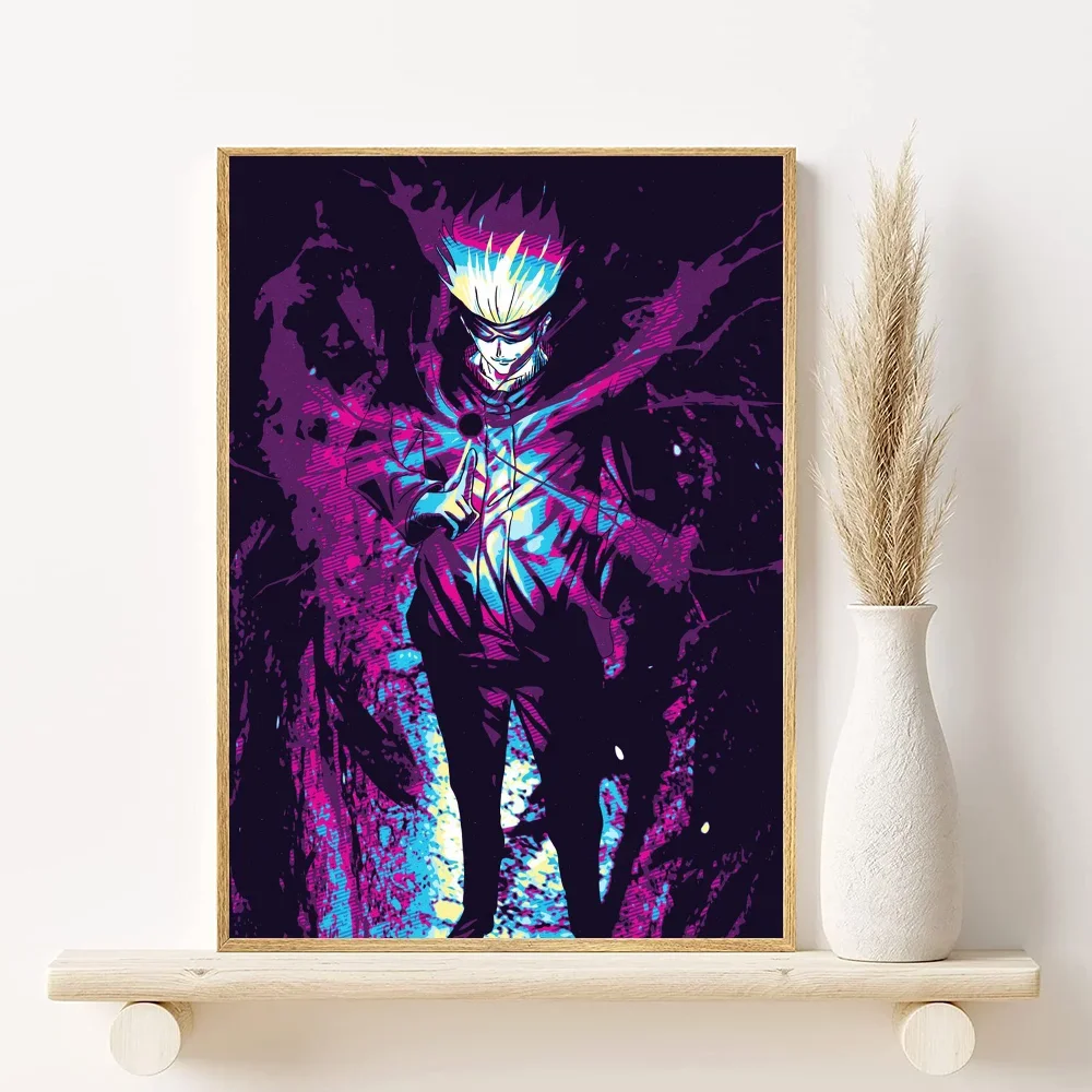 Gojo Satoru Jujutsu Kaisen Canvas Art Print - Aesthetic Wall Decor