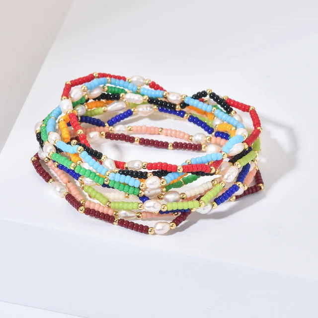ブレスレット Oversized Pearl Elastic Bracelet #9908 il_fullxfull.3086630265_tj4r.jpg