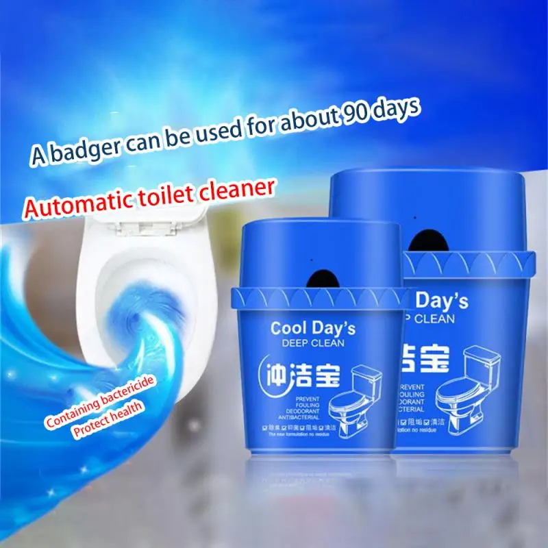 Powerful Toilet Cleaning Spirit Blue Bubble Toilet Deodorant Urine Stain Deodorant Home Cleaner Cleaning Ball 1Pcs