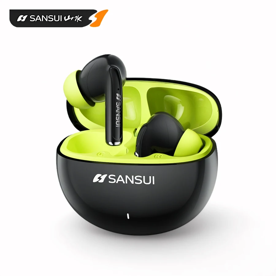 グリーン ワイヤレスイヤホン TRUE WIRELESS STEREO 激安ワイヤレスイヤホン Bluetooth 黄緑 グリーン🟢の通販 by s