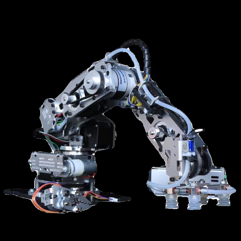 Big Load 4 Axis Stepping Robot Arm with Suction Cup And Stepper Claw For Arduino Robot DIY Kit Gcode Programmable Stepper Motor