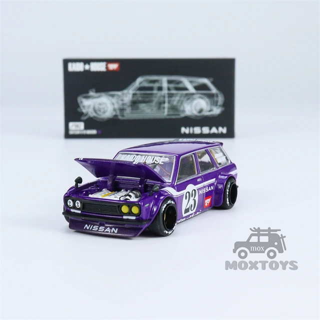 Kaido House x Mini GT 1:64 Datsun KAIDO 510 Wagon CARBON FIBER V2 – Re