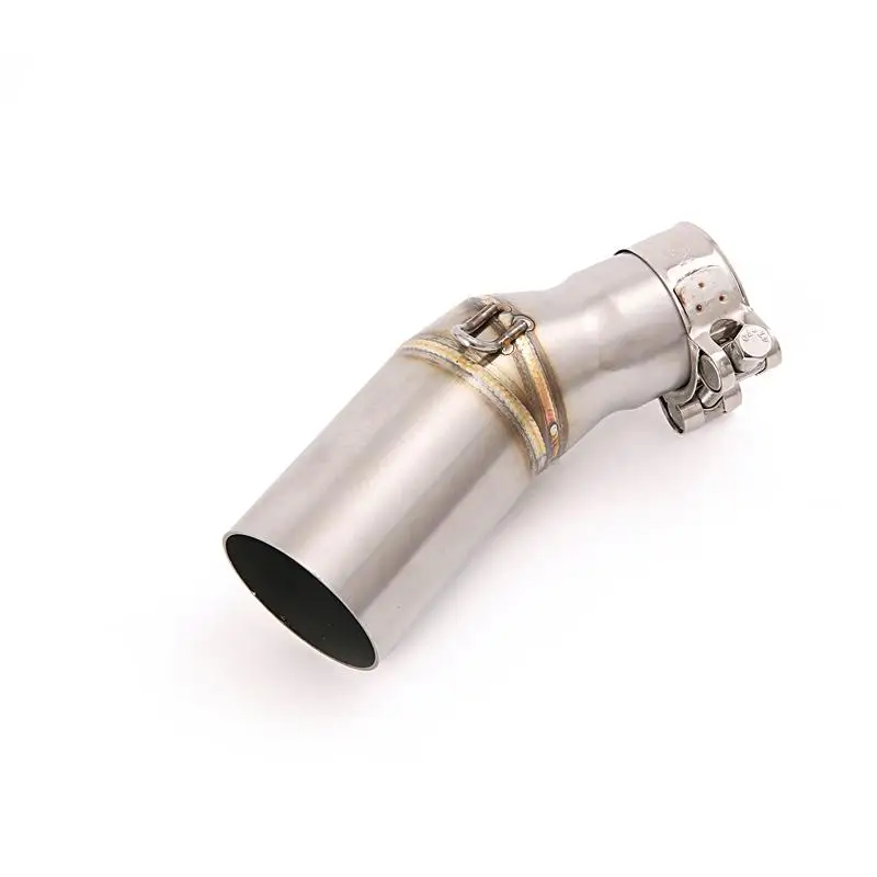 Middle Tube For Kawasaki Versys 250 300 Motorcycle Exhaust Muffler Mid Pipe Stainless Steel Connect 51MM Tips Any year