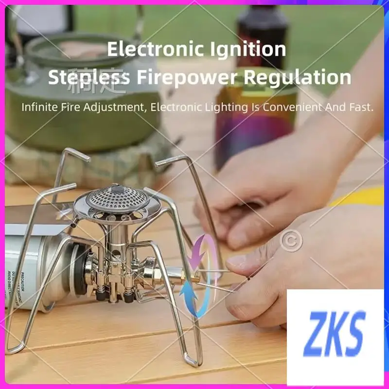 ZZ-Outdoor Ultralight Camping Gas Stove 1