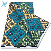 Prix de gros africain véritable cire imprime tissu Ankara cire 100% coton tissu garanti véritable matériel de couture Original 6