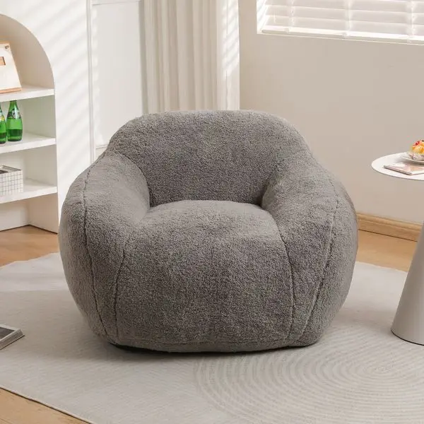 Giant Comfy Bean Bag Chair with Armrest