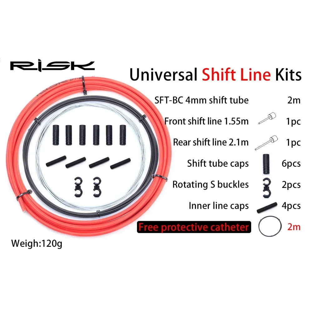5 Set Guide Cavo Per MTB – Base In Lega E Clip In Plastica, Adesive, Per Alloggiamento 4-5.5 Mm