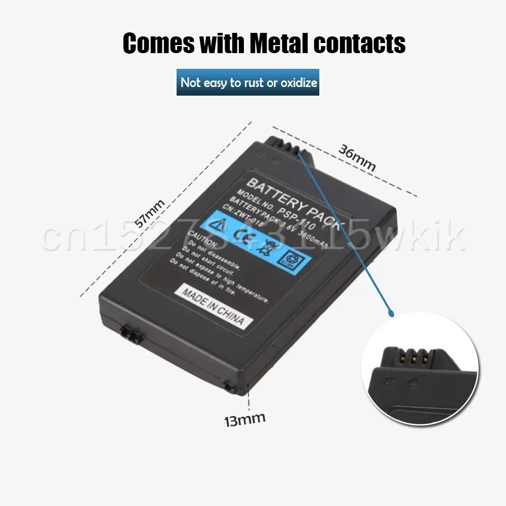 Rechargeable Lithium Batteries 3.6V 3600mAh Battery Pack For Sony PSP 2000 3000 PlayStation Portable Console