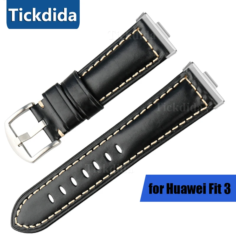 High Quality Genuine Leather Watch Strap for Huawei Watch Fit 3