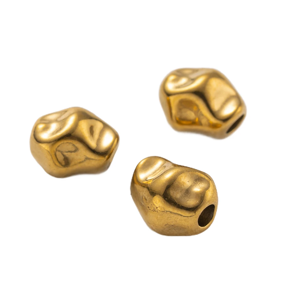 10Pcs Edelstahl Unregelmäßige Rohr Spacer Perlen für Für DIY Halsketten Armbänder Schmuck Machen Liefert Zubehör Erkenntnisse – Detail 5