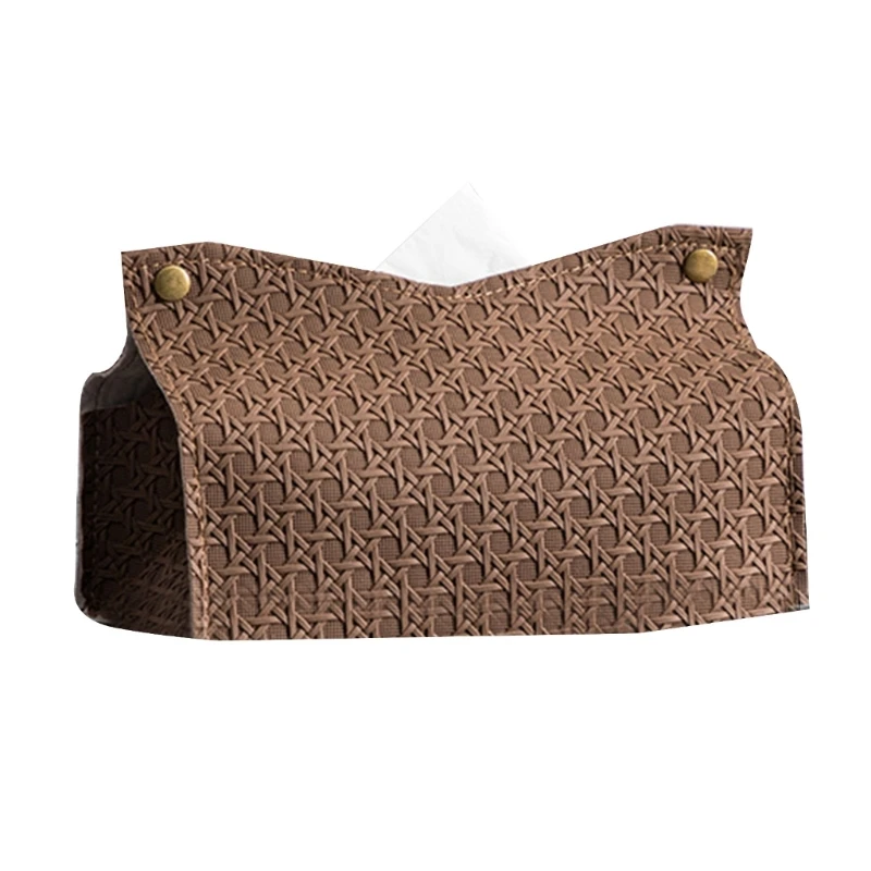Tissue Box Tissue Holder Tissue Dispenser Napkin Holder for Bathroom Office C6UE
