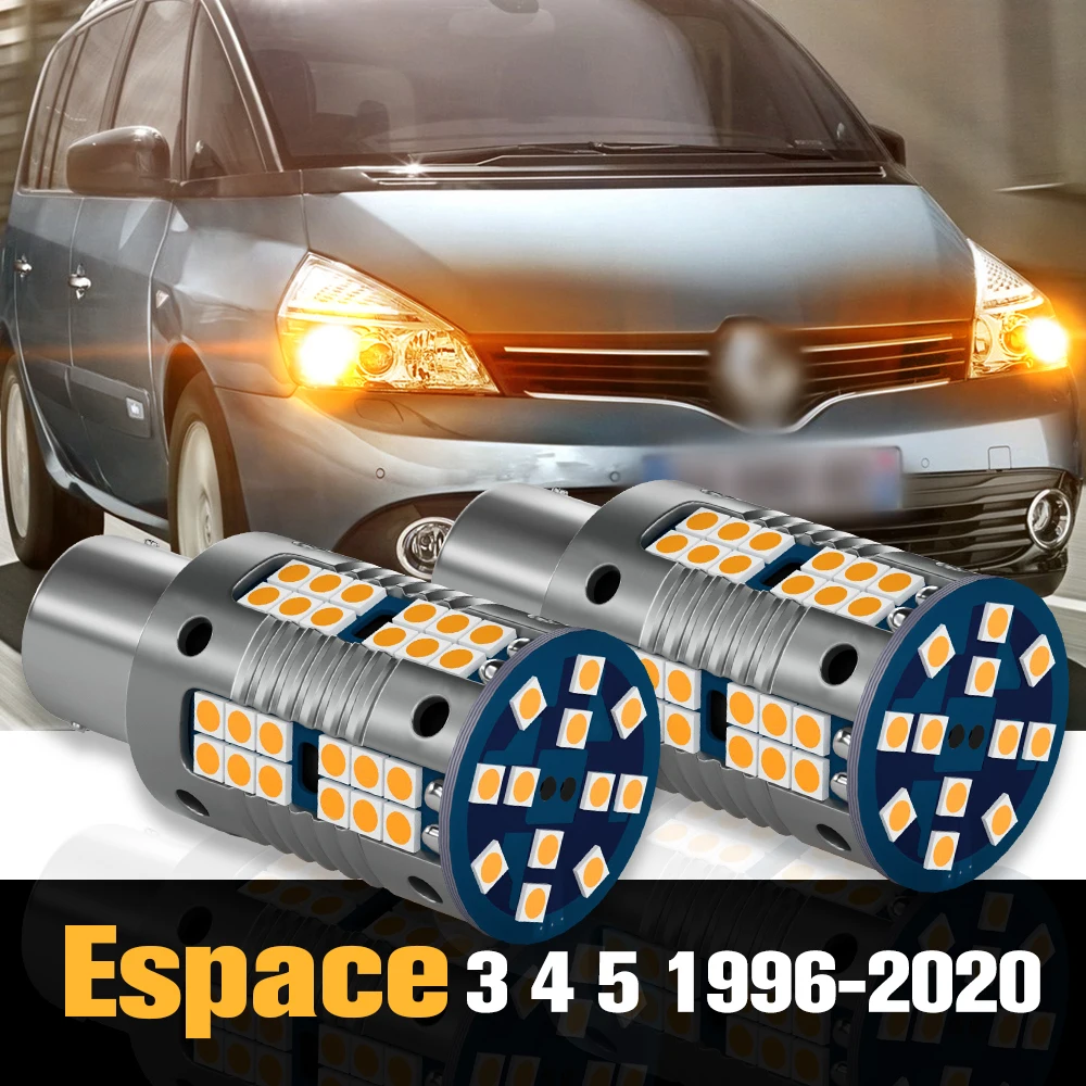

2pcs Canbus LED Turn Signal Light Lamp Accessories For Renault Espace 3 4 5 1996-2020 2009 2010 2011 2012 2013 2014 2015 2016