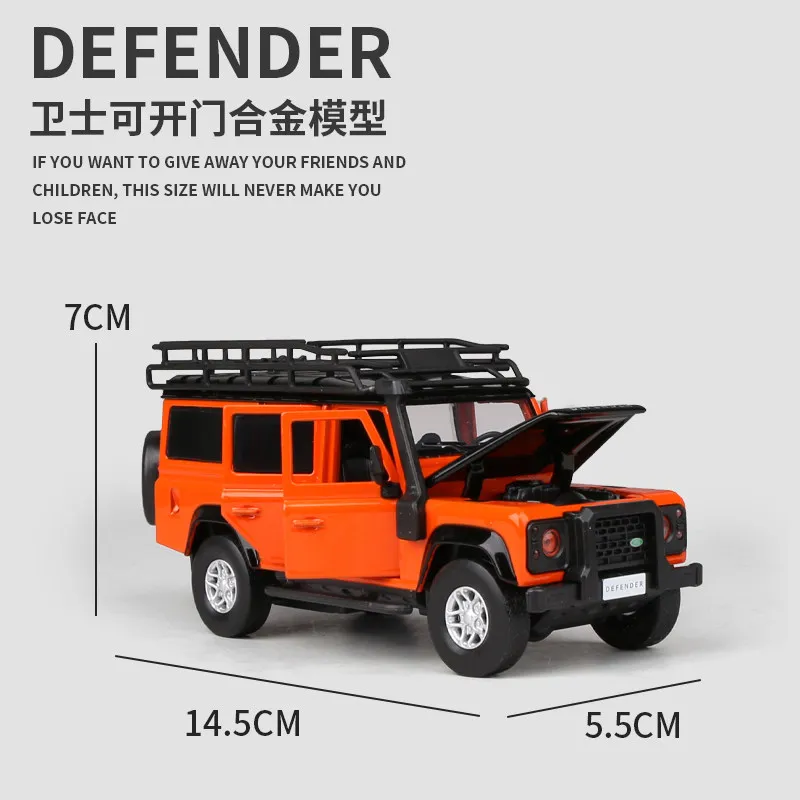 1:32 Defender 2010 Off-road Alloy Car Model Diecasts & Toy Vehicles Toy Cars For Children Collection Gifts Boy Toy 3