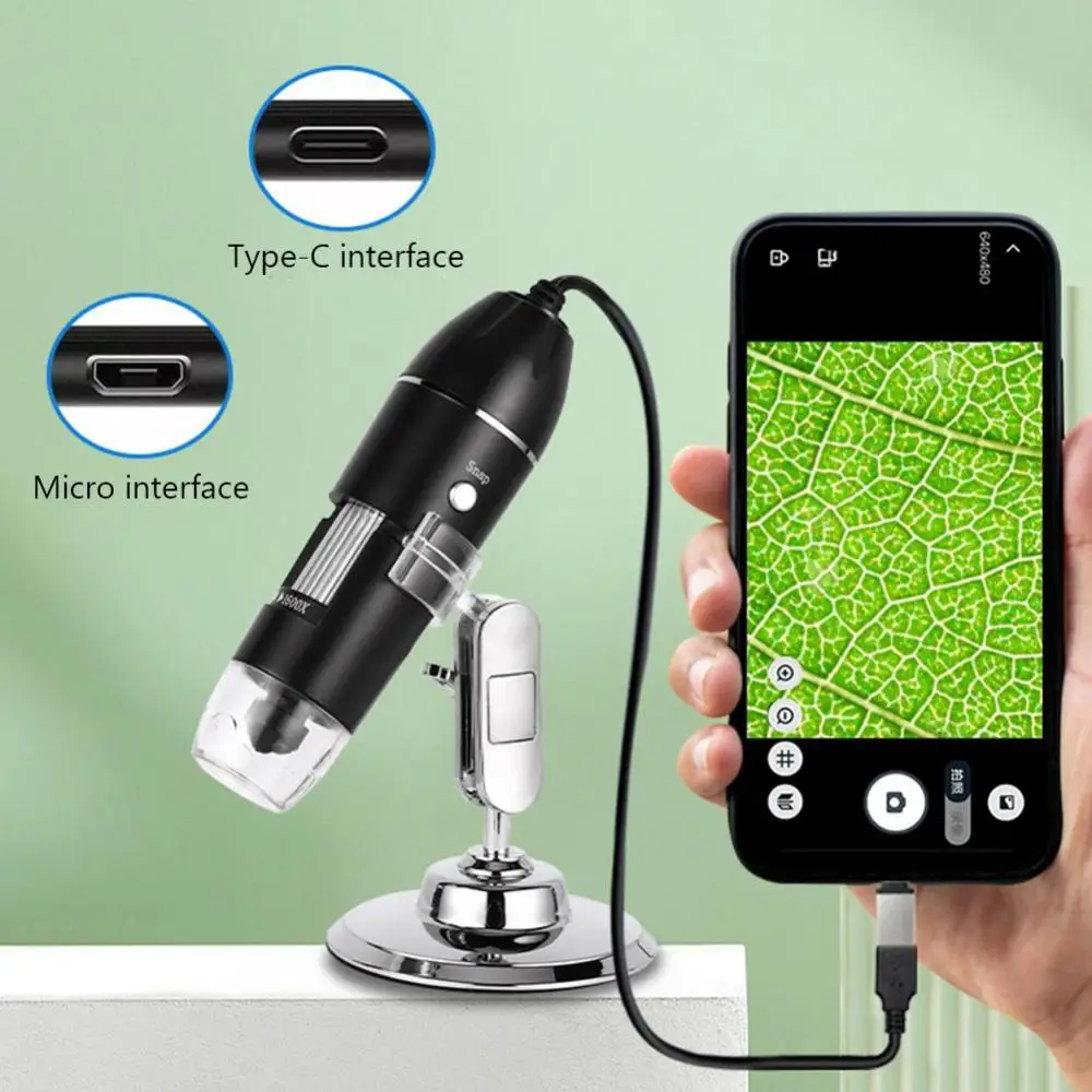 

New 500-1600X Digital Microscope Camera 3In1 Usb Portable Electron Microscope for Welding Led Magnifier for Mobile Phone Repair