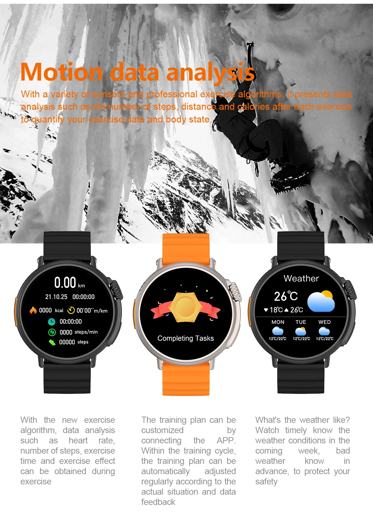 Title 13, Smartwatch con schermo AMOLED da 1.6 pollici a ...