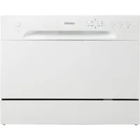 Danby DDW621WDB Countertop Dishwasher with 6 Place Settings,6 Wash Cycles and Silverware Basket,Energy Star-Rated with Low Water 1