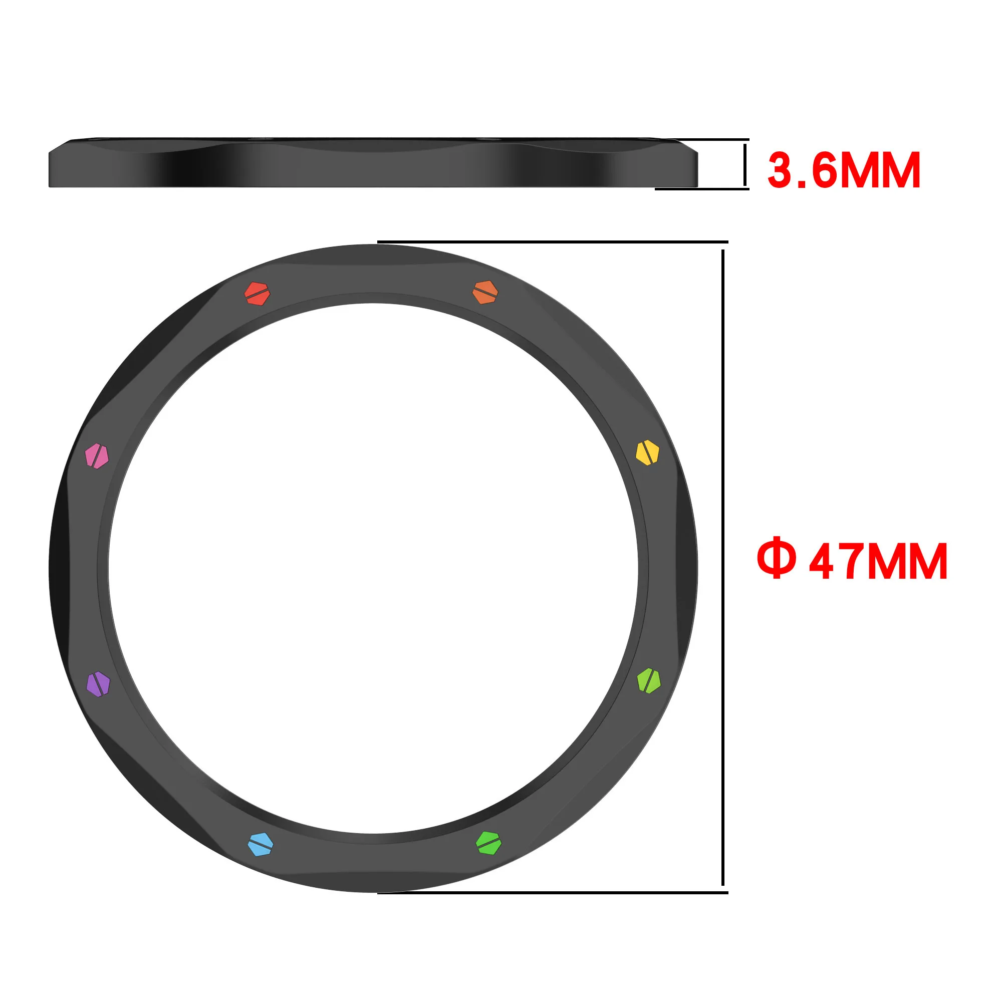 Sleek Metal Bezel Ring Case with Protective Film