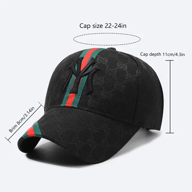 Unisex Hip-Hop Letter Embroidery Adjustable Baseball Cap - Image 6
