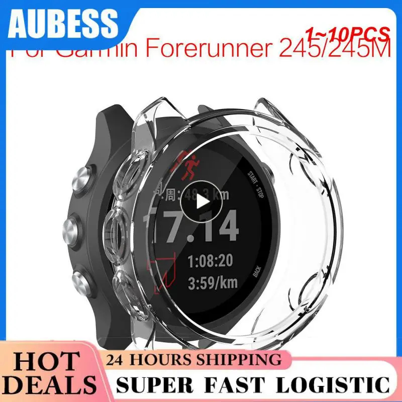 Custodia Protettiva Da 1 ~ 10 Pezzi Per Garmin Forerunner 45 Swim2 Custodia Protettiva In Tpu Ultrasottile Per Garmin Forerunner 45 S Smart Watch