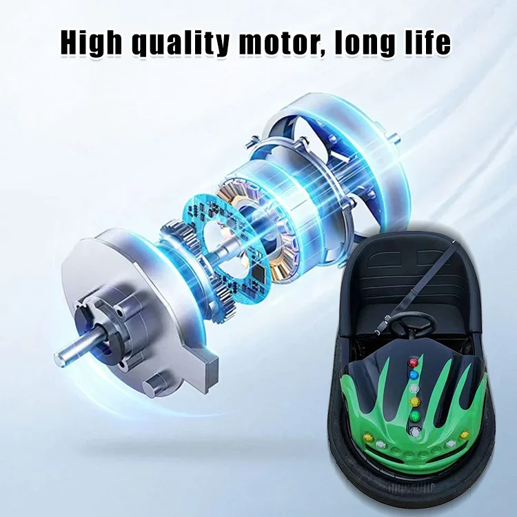 Kids Party Rides Park Battery 1 Seat Children Amusement Facilies Bumper Car