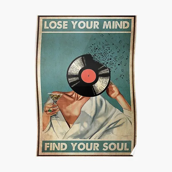 

Girl Drink Wine Lose Your Mind Find Your Poster Painting Wall Mural Print Art Home Picture Vintage Funny Modern Room No Frame