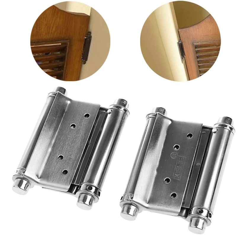 Dobradiça Ação Dupla Peças Porta Café Balanço Dropship Aço Inoxidável