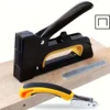 Professional Heavy Duty Staple Gun for Upholstery Wood Wire mesh Cables DIY Portable Manual Nail Gun Straight U-shaped Gun 1
