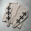 Y2k Punk Goth street Men sweater Retro Hip Hop Winter warm knitwear Couple Harajuku trend Fashion casual oversized pullover 1